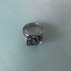 Sterling Rose Ring